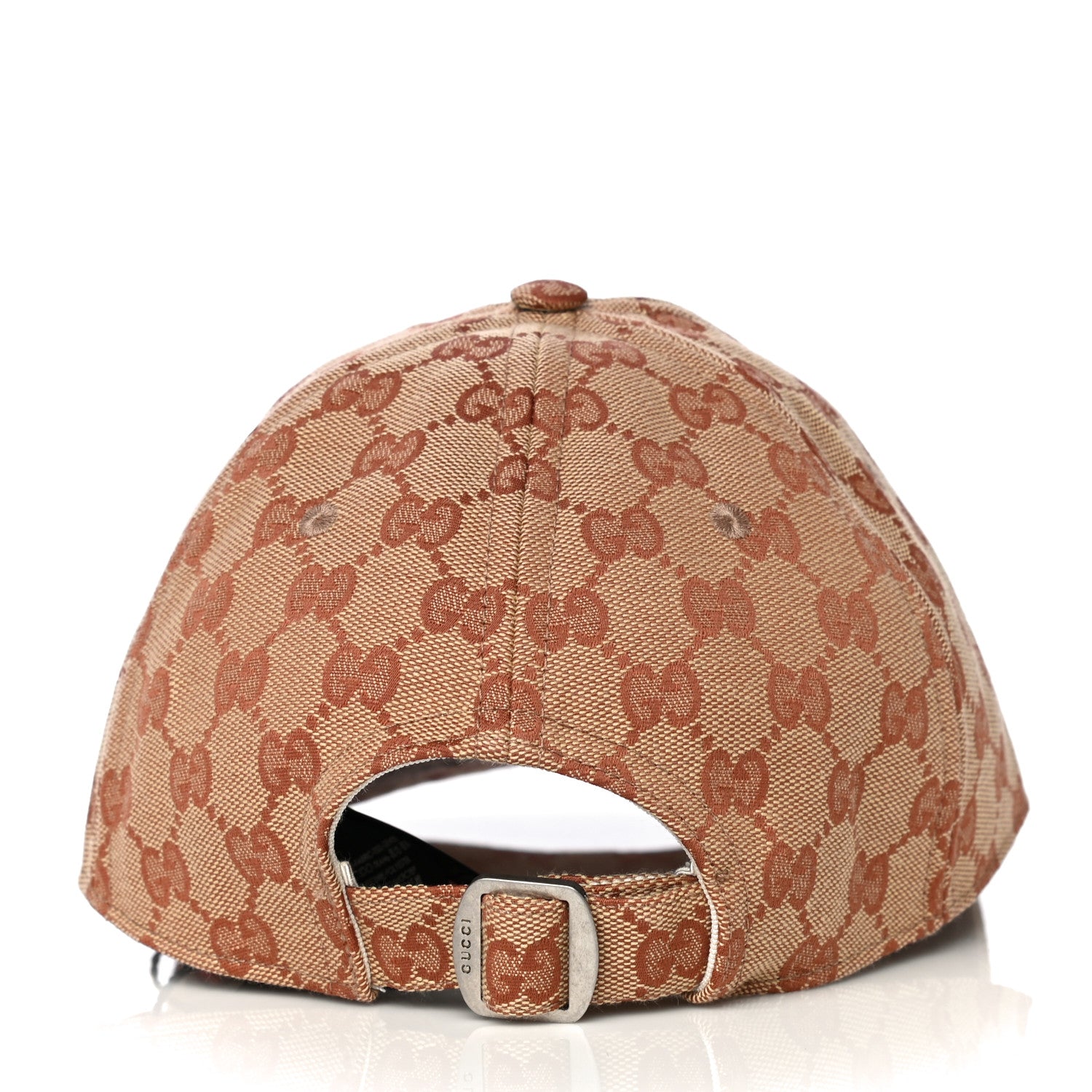 Gucci X MLB Monogram NY Yankees Baseball Hat 57-61 Beige Ruggine 8 of 9