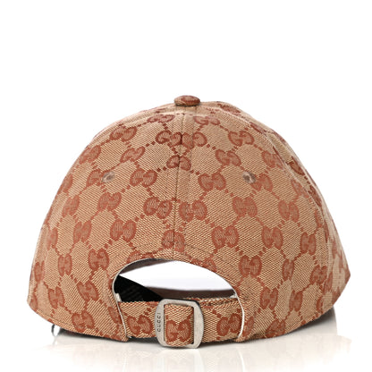 Gucci X MLB Monogram NY Yankees Baseball Hat 57-61 Beige Ruggine 8 of 9