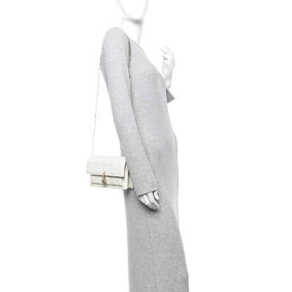 Christian Dior Lambskin Cannage Miss Dior Chain Pouch Latte 2 of 10