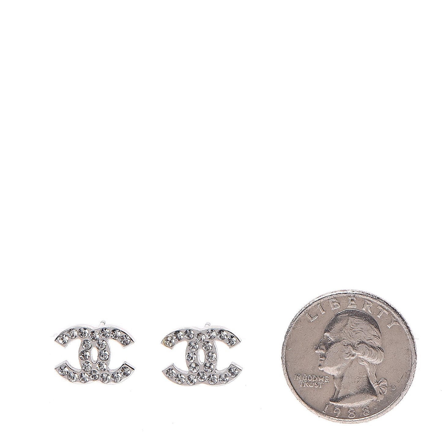 Crystal Mini Timeless CC Earrings
