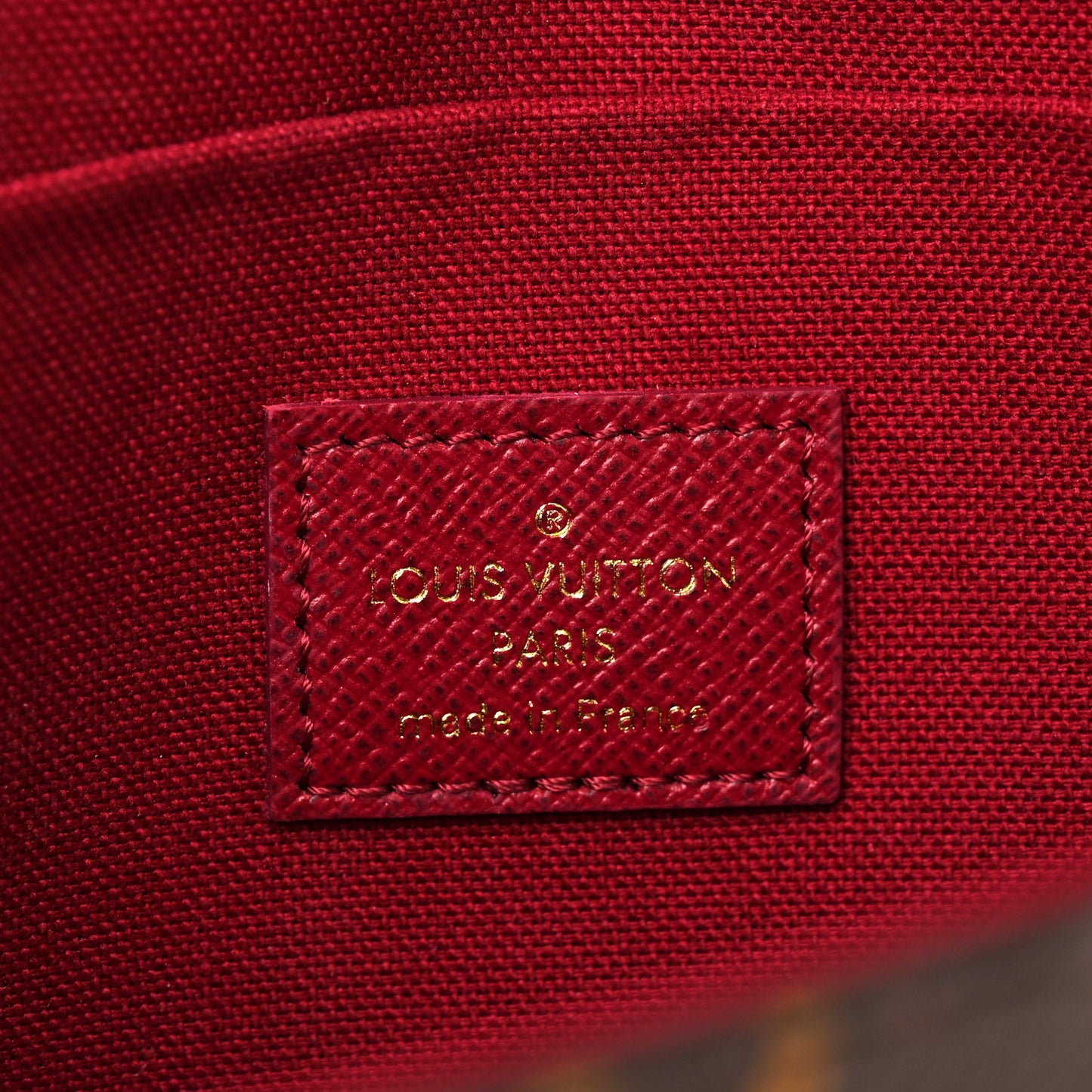 Monogram Pochette Felicie Chain Wallet Fuchsia