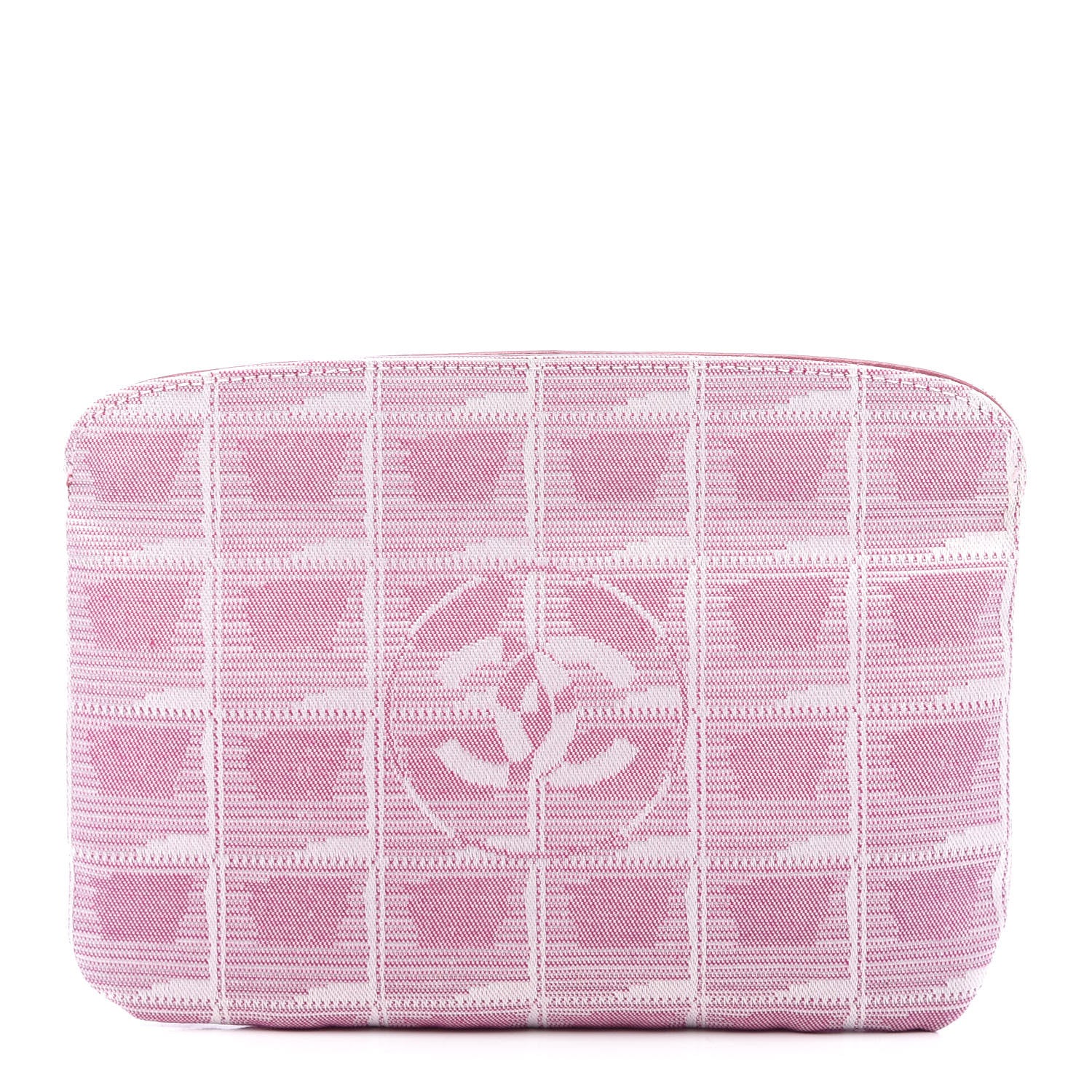 Chanel Nylon Travel Pouch Pink 1 of 9