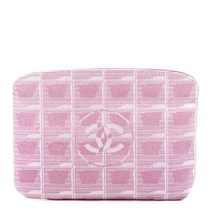 Chanel Nylon Travel Pouch Pink 1 of 9