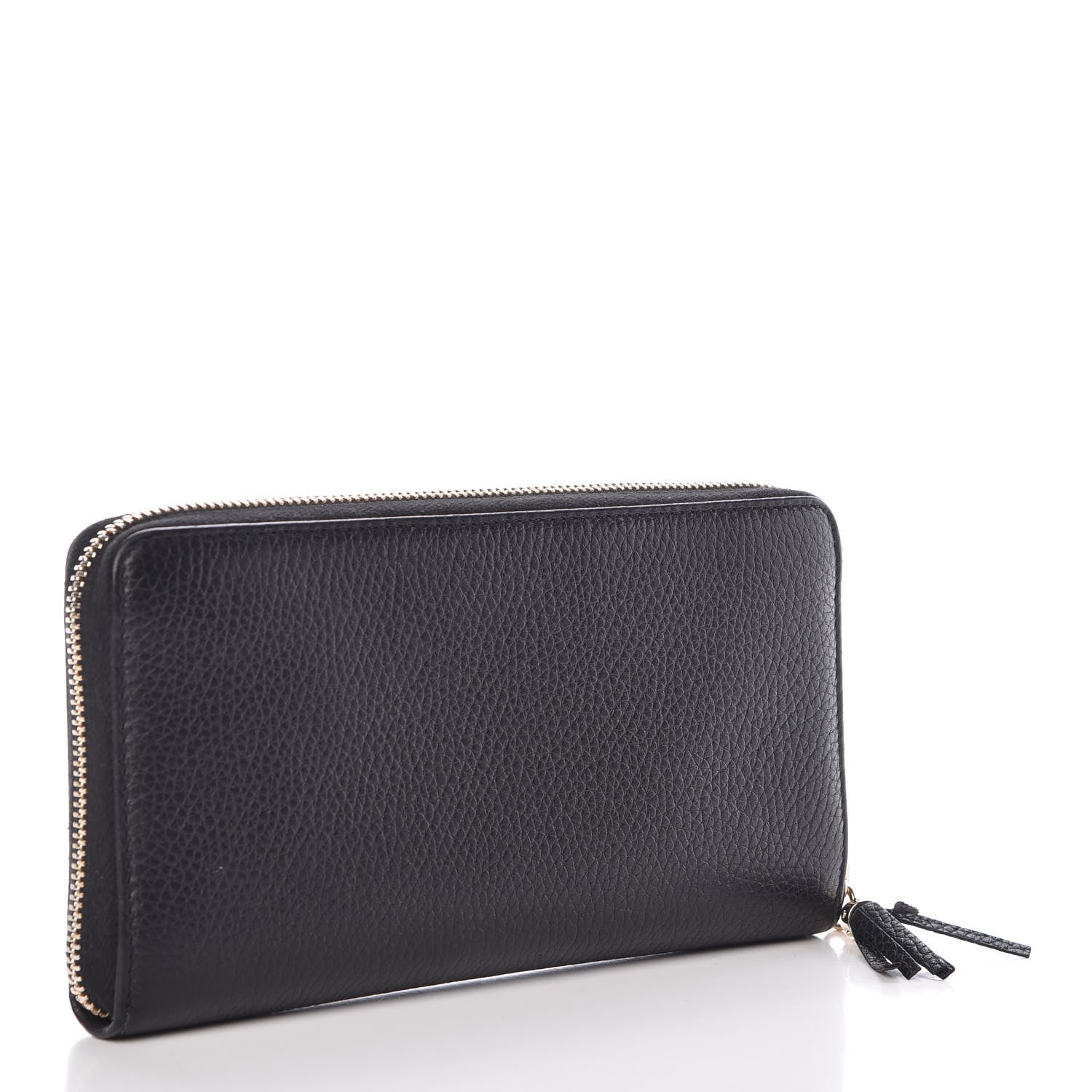 Gucci Calfskin Soho Zip Around Wallet Black 3 of 7