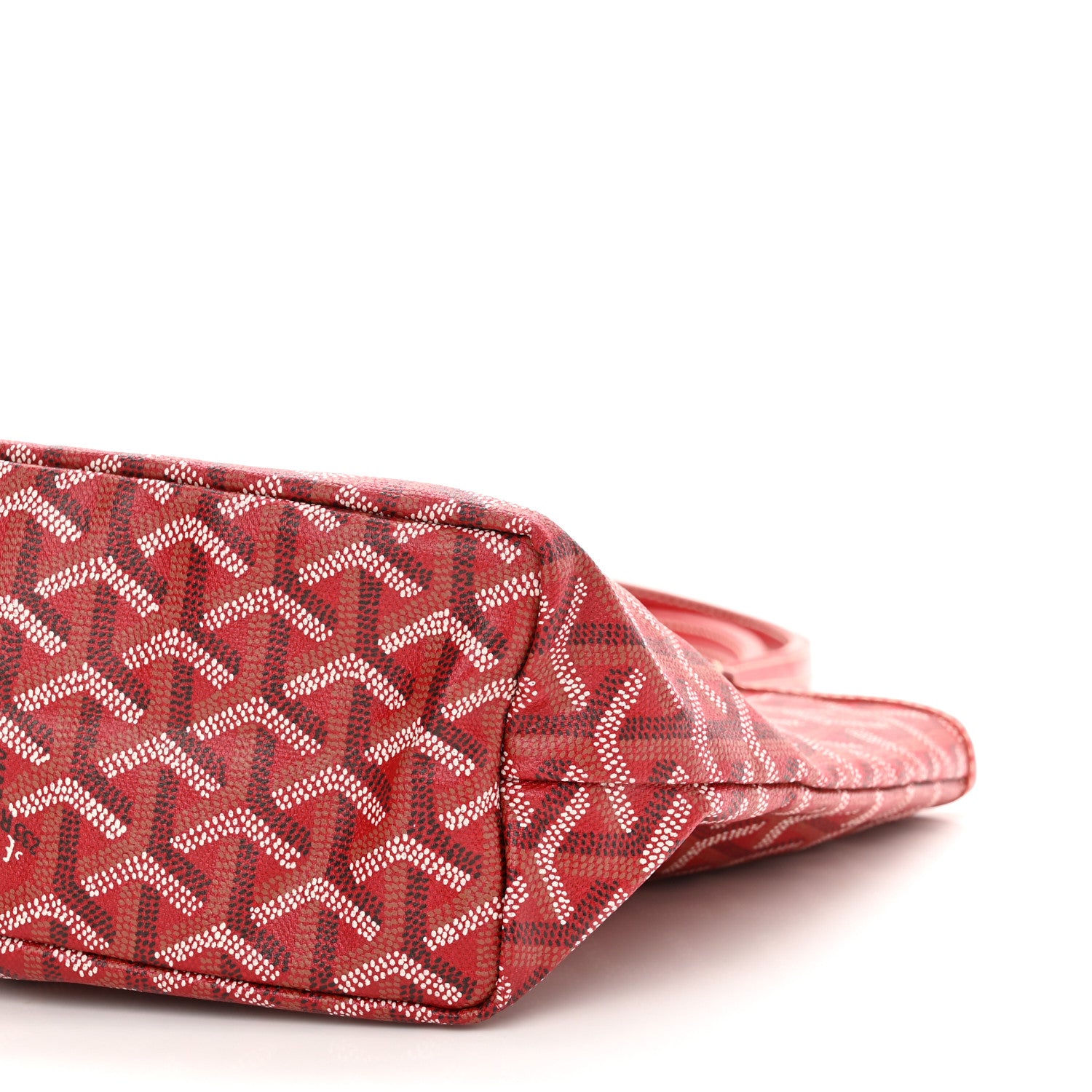 Goyard Goyardine Saint Louis Junior Jr PM Tote Red 8 of 8