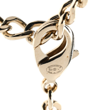 Chanel Crystal Chain CC Link Choker Gold Silver 4 of 6