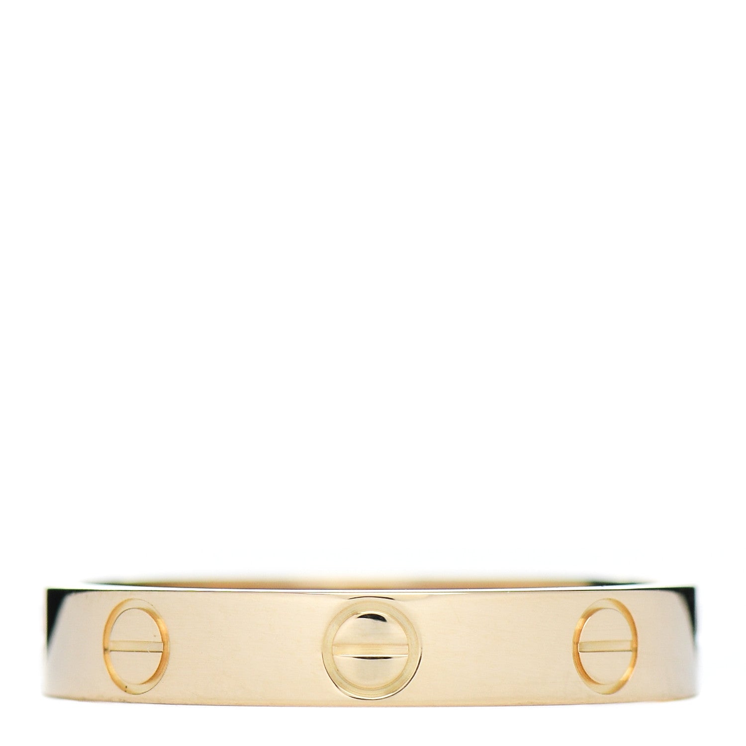 Cartier 18K Yellow Gold 3.5mm LOVE Wedding Band Ring 57 8 1 of 4