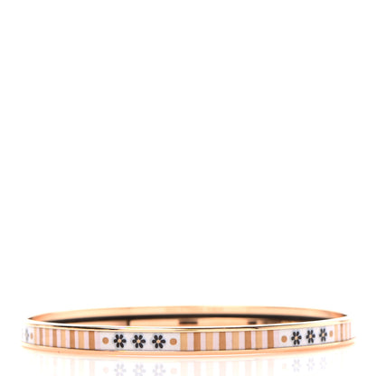 Hermes Enamel Printed Extra Narrow Bracelet 65 3 of 5
