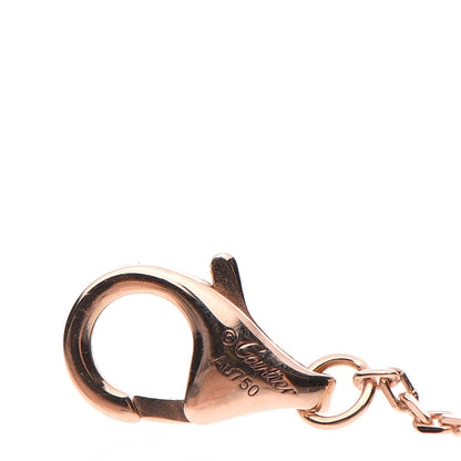 Cartier 18K Pink Gold Diamond Pink Opal Amulette de Cartier Bracelet 7 of 9