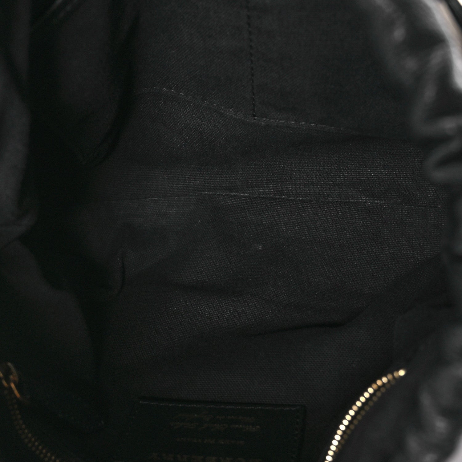 Burberry Calfskin House Check Little Crush Black 5 of 14