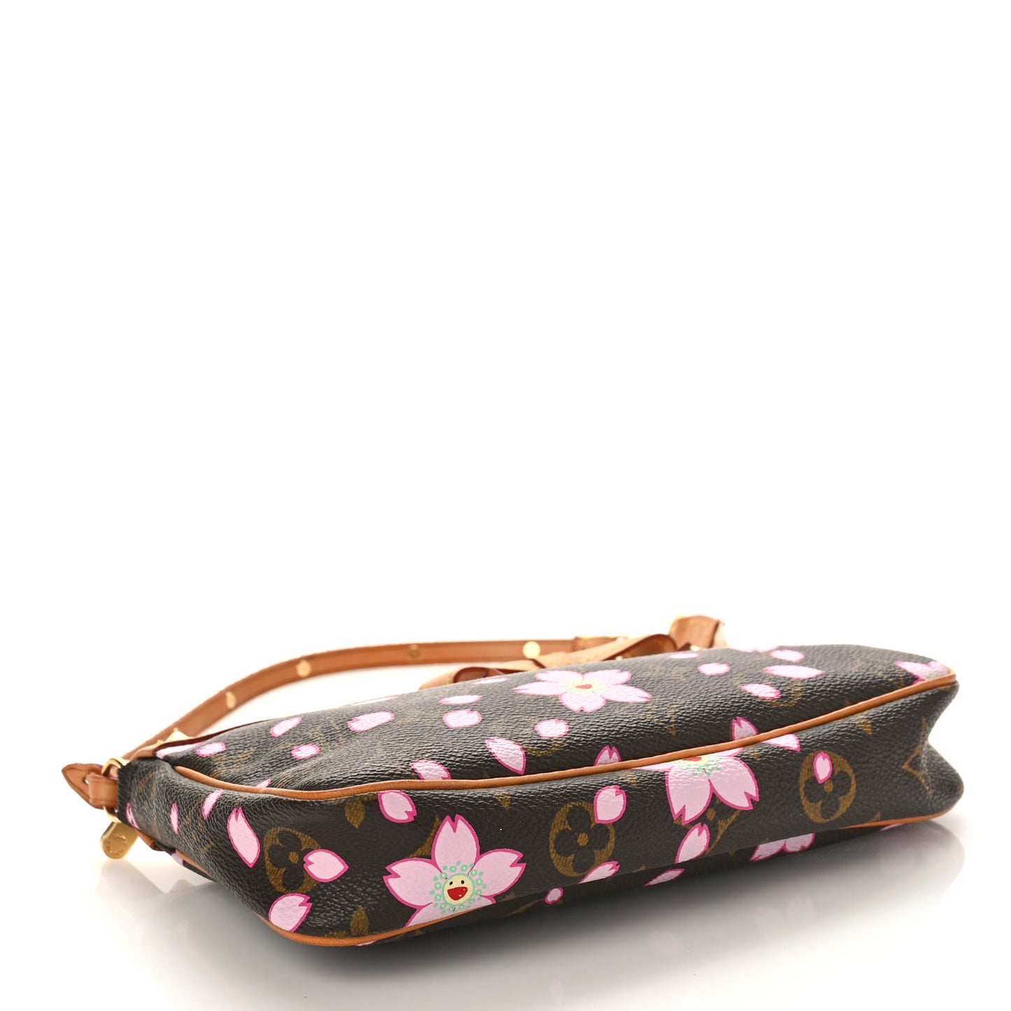Monogram Cherry Blossom Pochette Accessories Brown