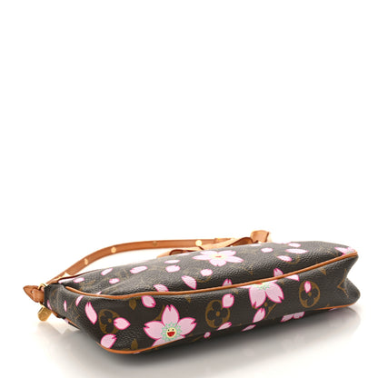 Louis Vuitton Monogram Cherry Blossom Pochette Accessories Brown 4 of 8