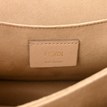 Fendi Vitello Liberty Scalloped Studded Kan I Shoulder Bag Camelia 6 of 10