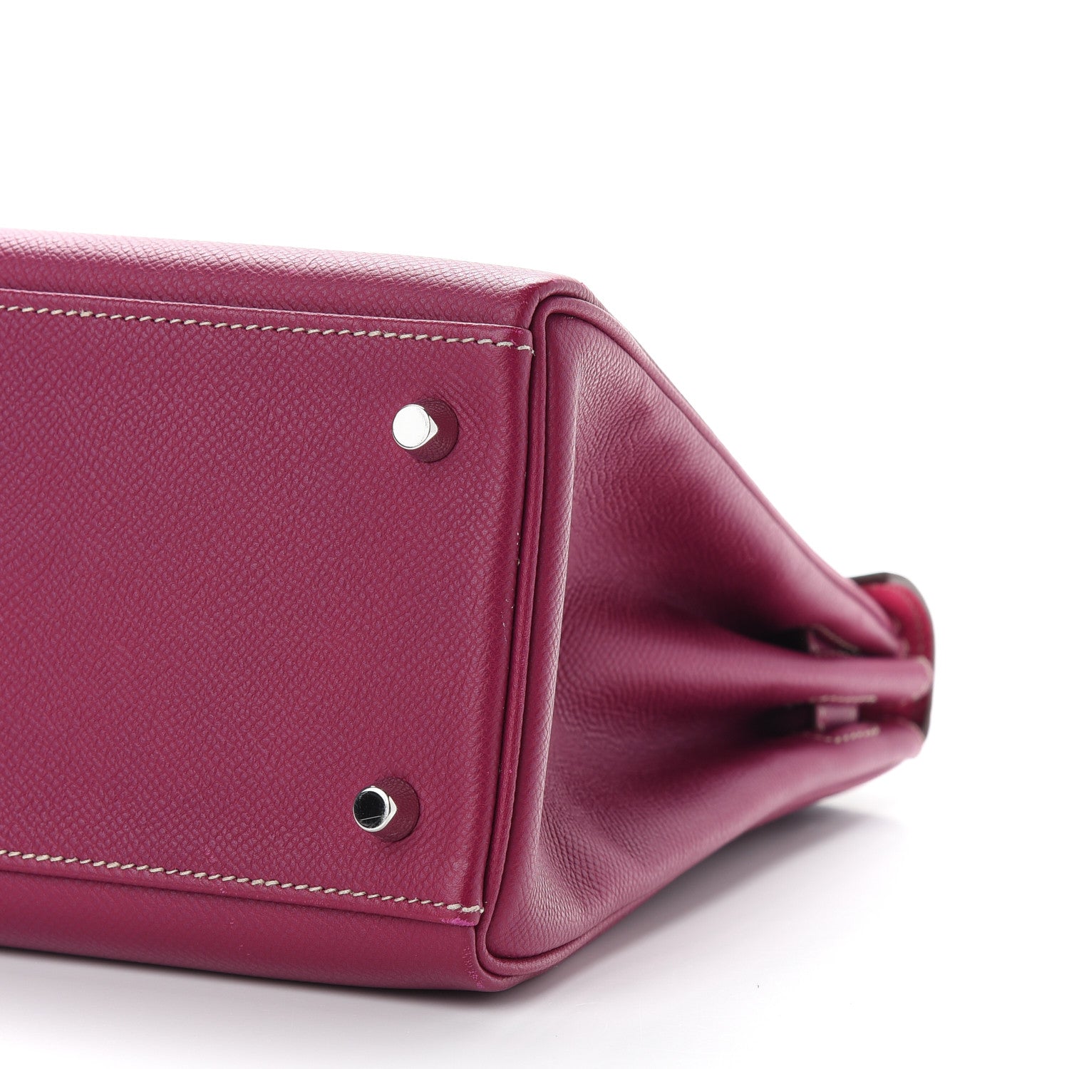 Hermes Epsom Candy Kelly Retourne 32 Tosca Rose Tyrien 9 of 11