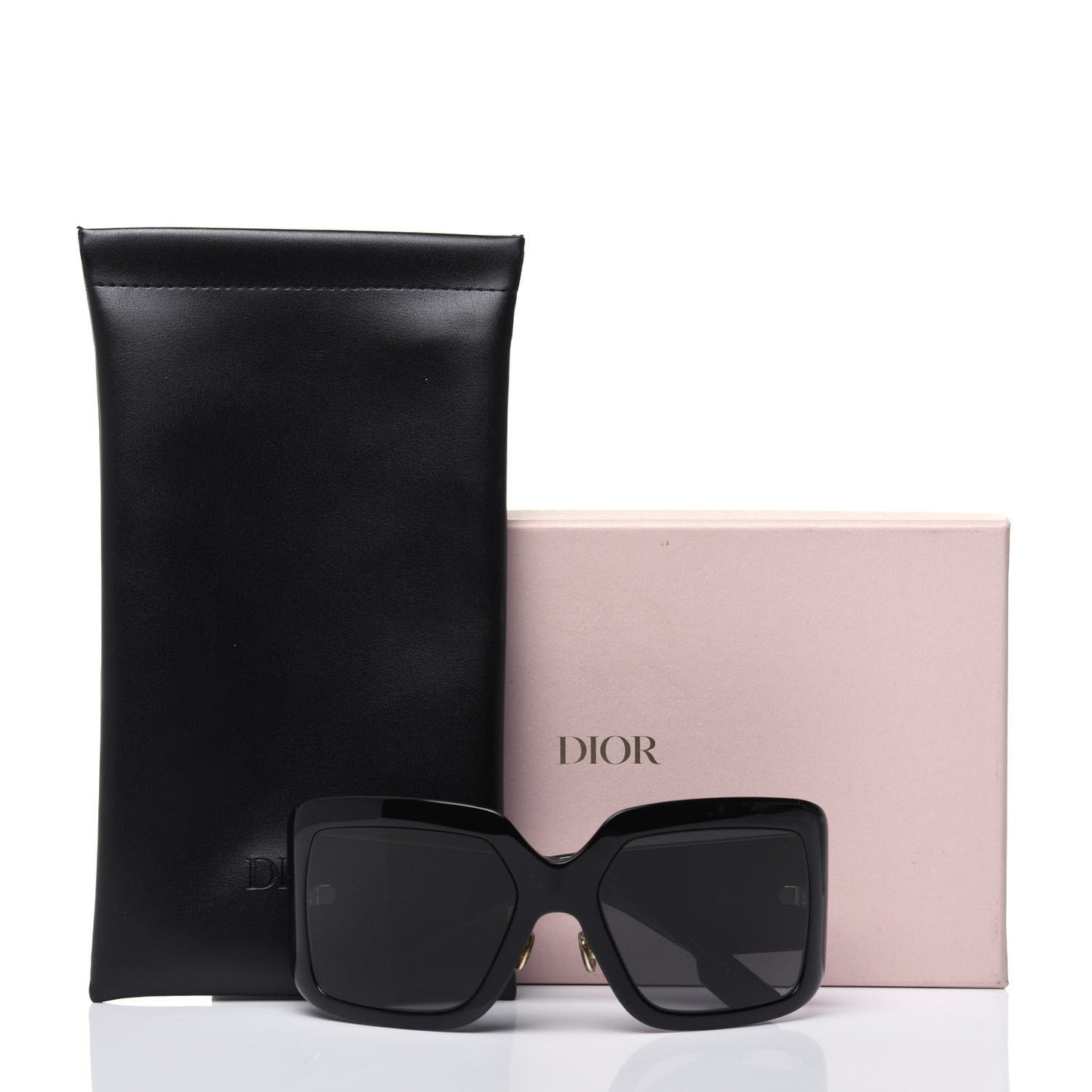 Acetate DiorSo Light 2 Shield Sunglasses Black