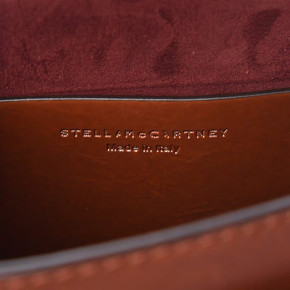 Stella McCartney Eco Alter Nappa Popper Shoulder Bag Cognac 6 of 11