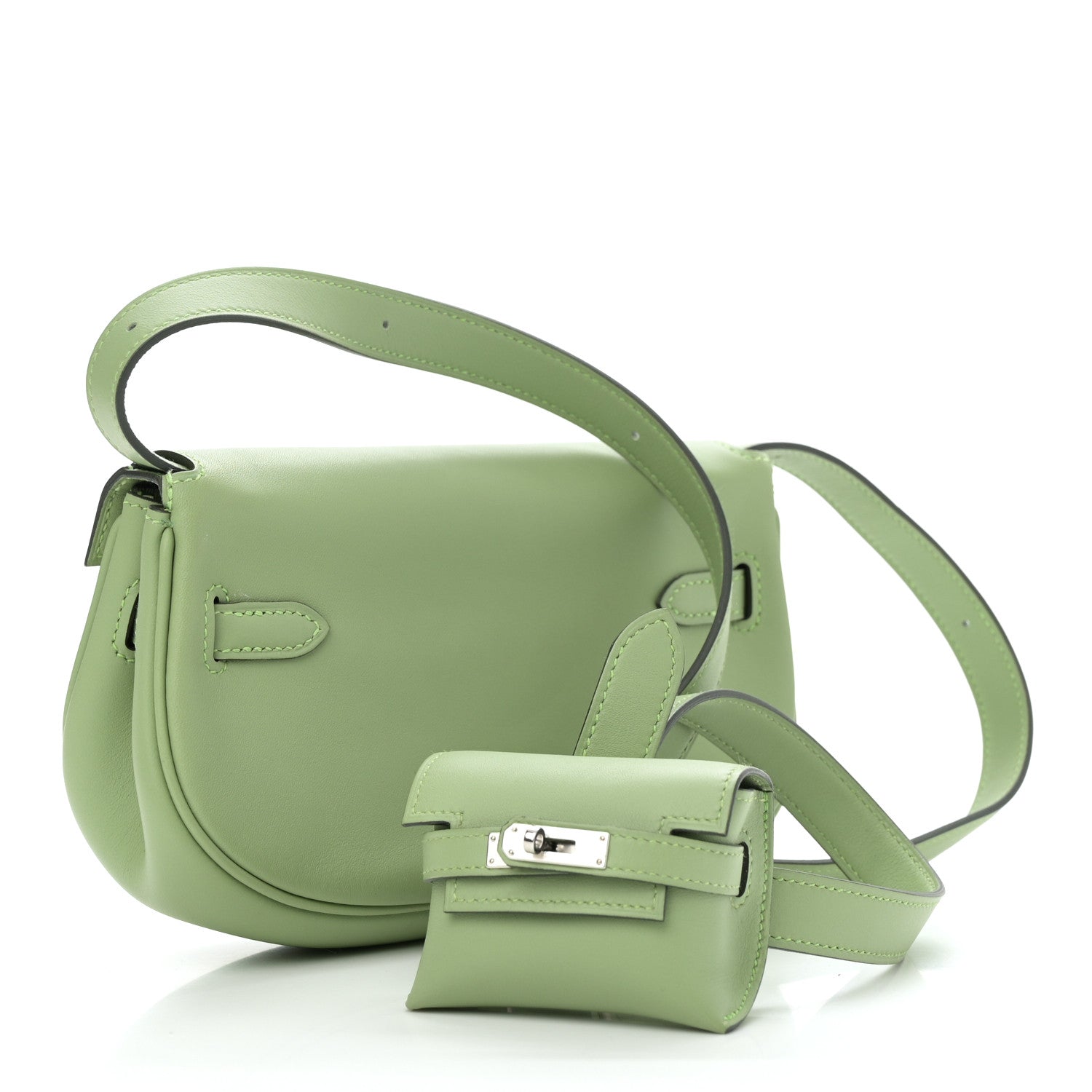 Hermes Swift Kelly Moove Vert Criquet 2 of 10