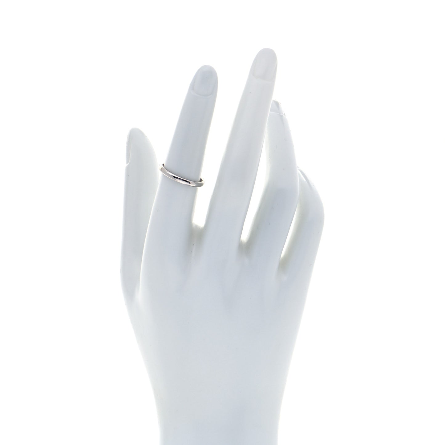 Platinum 2mm Classic Wedding Band Ring 53 6.5