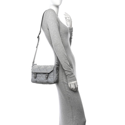 Christian Dior Calfskin Macrocannage Small Diorcamp Messenger Argent 2 of 11