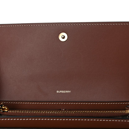 Burberry Vintage Check Grain Calfskin Halton Wallet Tan 12 of 12