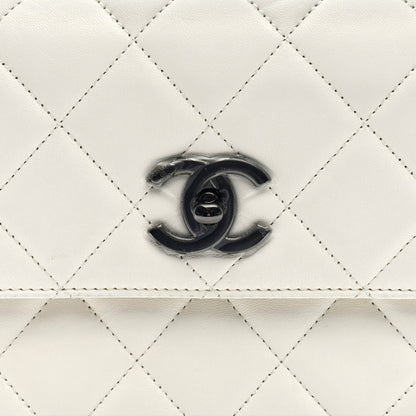 Chanel Lambskin Quilted Small Trendy CC Dual Handle Flap Bag White 8 of 10