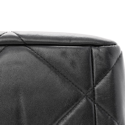Chanel Goatskin Quilted Large Chanel 19 Flap Black 11 of 12