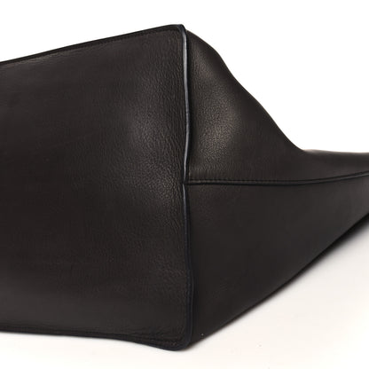 The Row Polished Saddle Calfskin Idaho XL Dark Brown 11 of 13