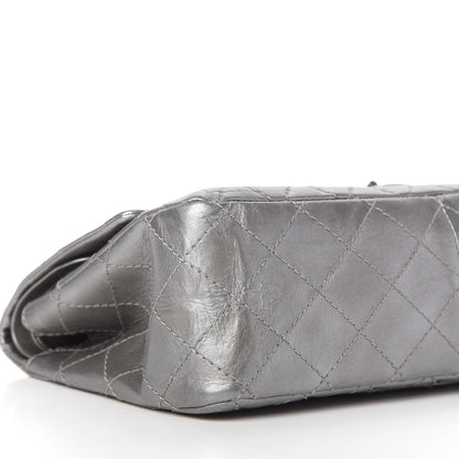 Chanel Metallic Aged Calfskin Quilted 2.55 Reissue 226 Flap Silver 6 of 11
