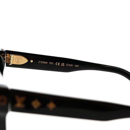 Louis Vuitton Acetate My Monogram Square Sunglasses Black 5 of 7