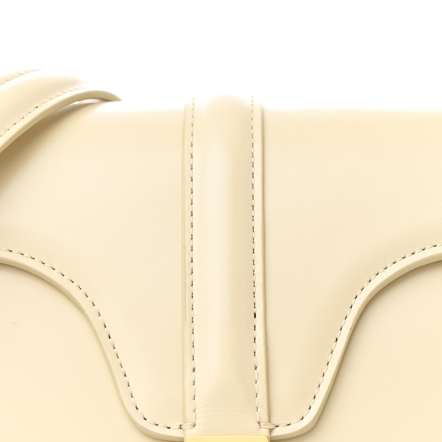 Celine Satinated Calfskin Small 16 Top Handle Bag Limestone 10 of 13