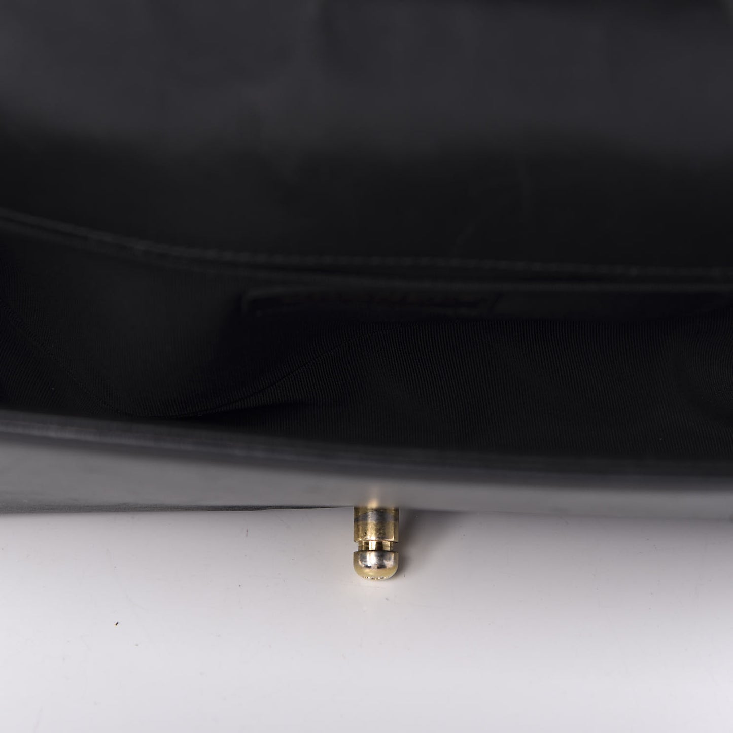 Lambskin Quilted Medium Boy Flap Black