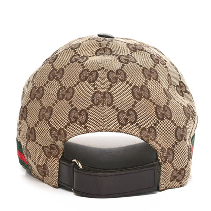 Gucci Monogram Web Baseball Hat S Beige Cocoa 6 of 8