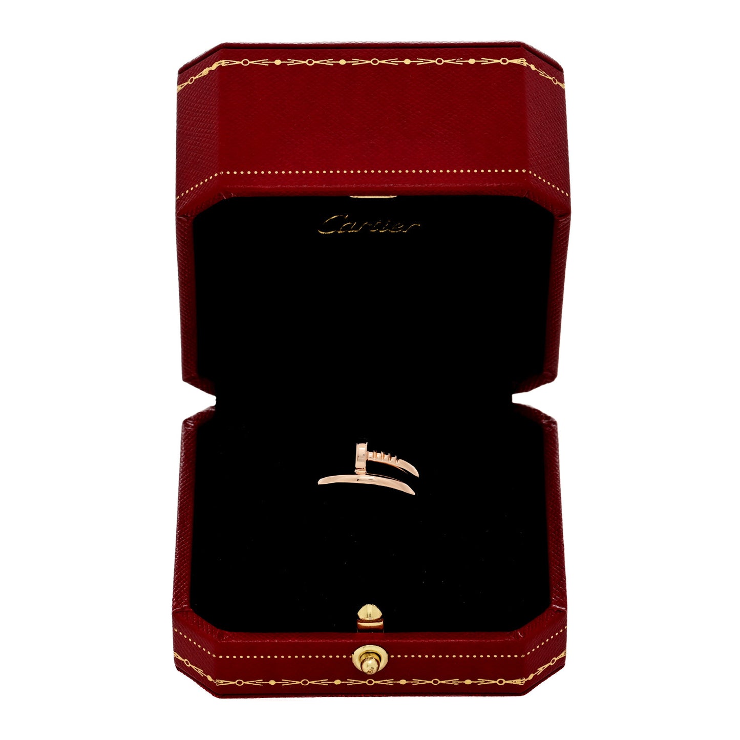 18K Pink Gold Juste Un Clou Ring 51 5.75