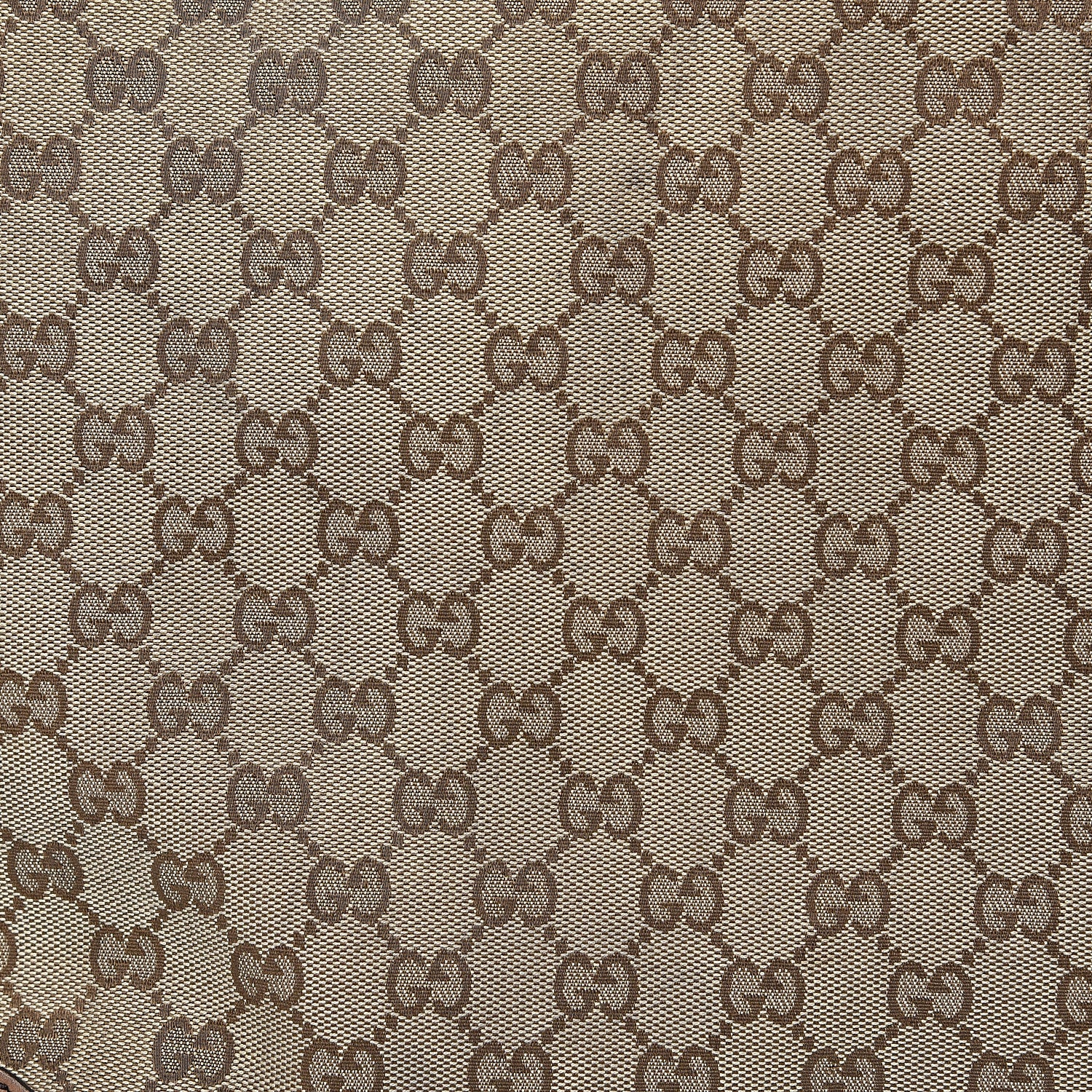 Gucci Monogram Large Craft Tote Light Brown 18 of 19