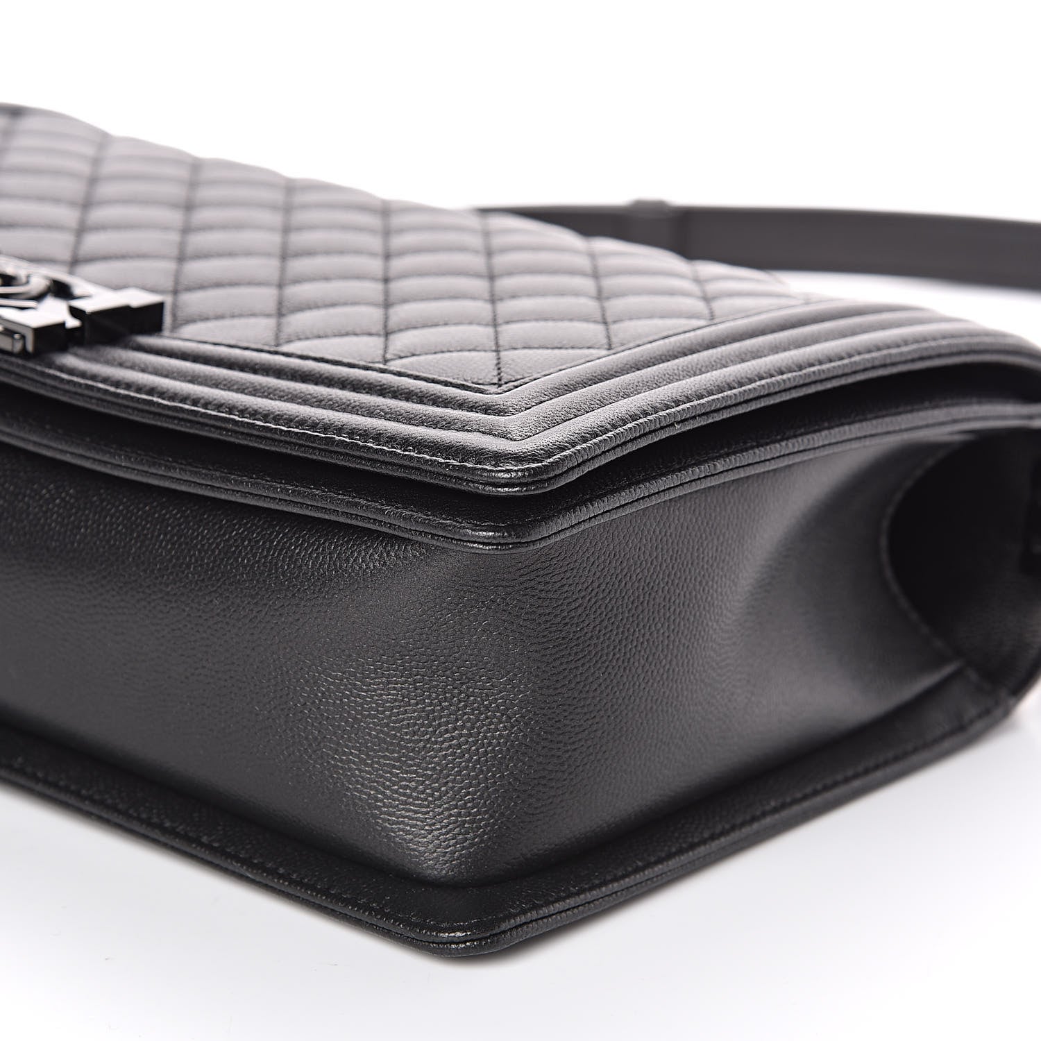 Chanel Caviar Quilted New Medium Boy Flap So Black 9 of 11