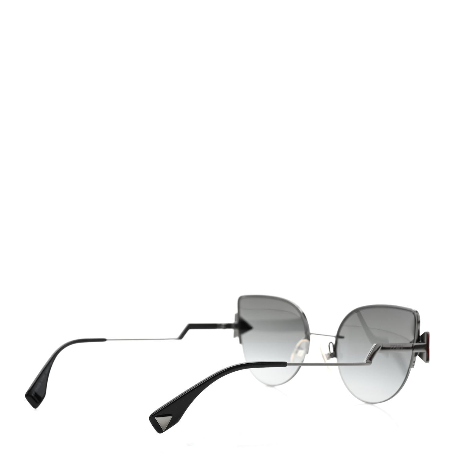 Fendi Metal Crystal Sunglasses FF 0242/S Silver 4 of 7