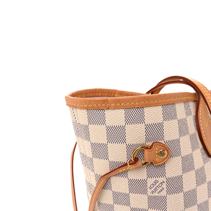 Louis Vuitton Damier Azur Neo Neverfull MM Rose Ballerine 13 of 13