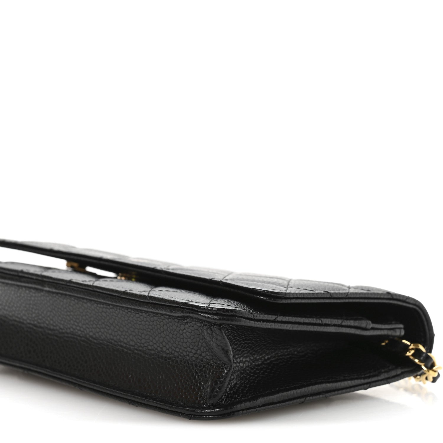 Chanel Caviar Quilted Wallet on Chain WOC Black 10 of 11