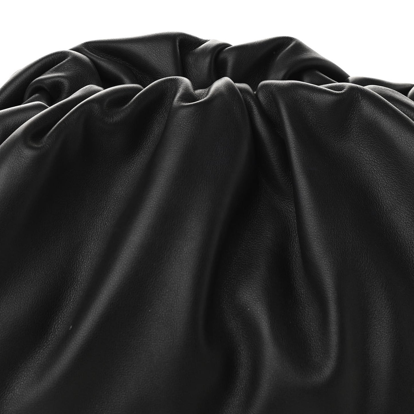 Smooth Butter Calf The Pouch Oversized Clutch Black