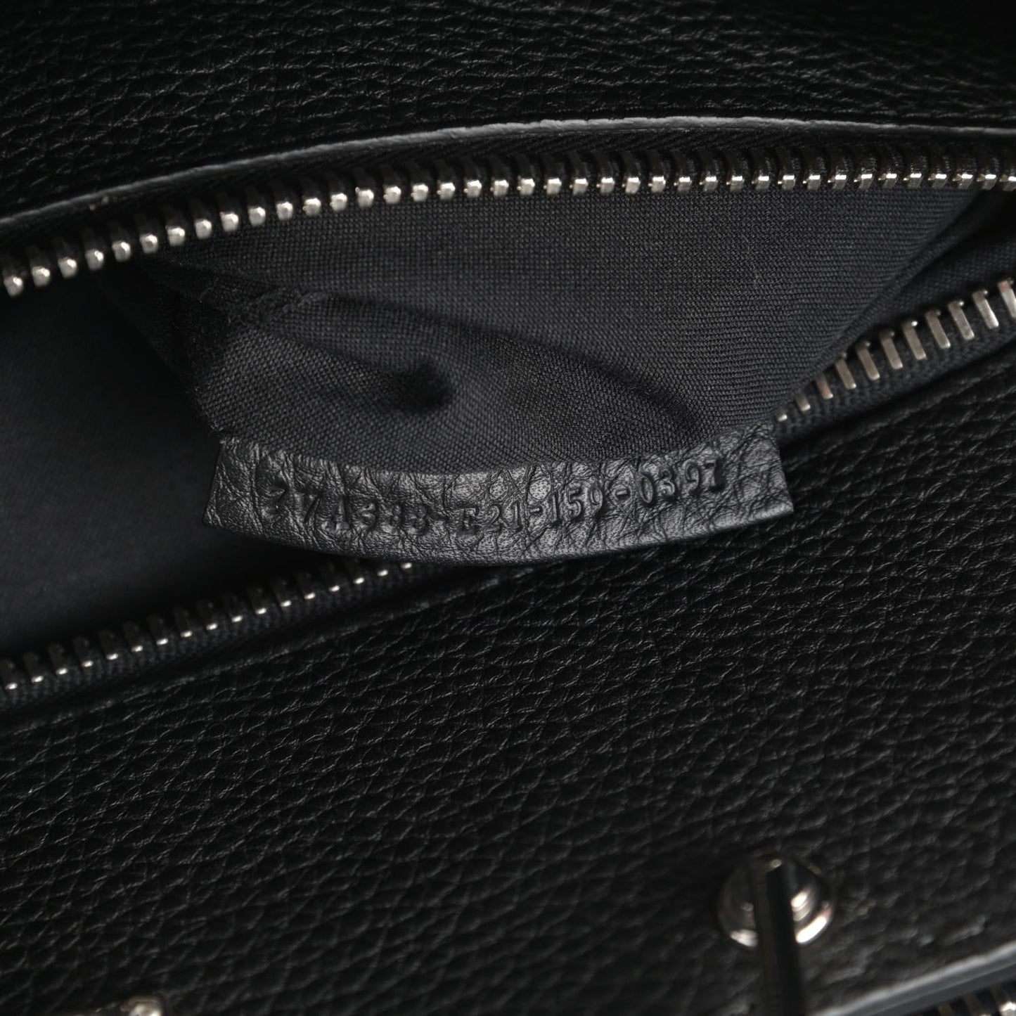 Cuoio Romano Selleria Bi-Color Large Mens Peekaboo Iconic Essential Satchel Lavagna Black