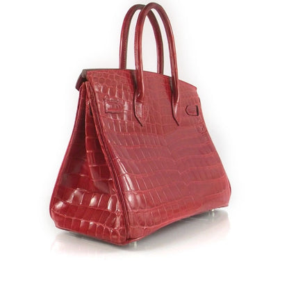 Hermes Shiny Niloticus Crocodile Birkin 30 Braise 3 of 11