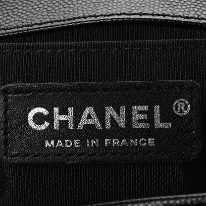 Chanel Caviar Quilted Medium Boy Flap Black 6 of 10