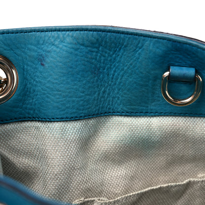 Gucci Vitello Range Medium Soho Chain Shoulder Bag Deep Cobalt 14 of 22
