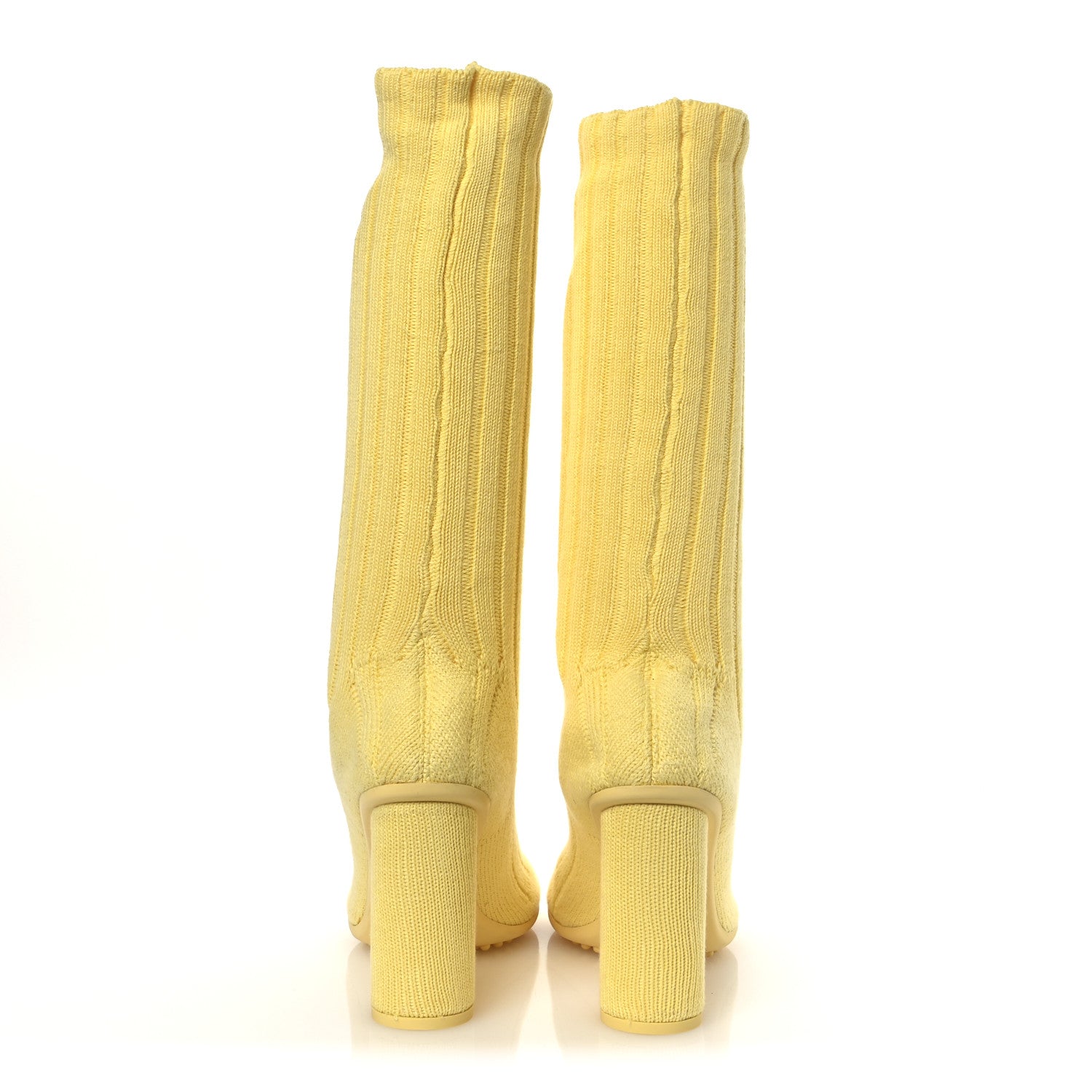 Bottega Veneta Cotton Knit Atomic Boots 40 Lemonade 6 of 11