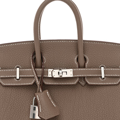 Hermes Togo Birkin 25 Etoupe 8 of 11