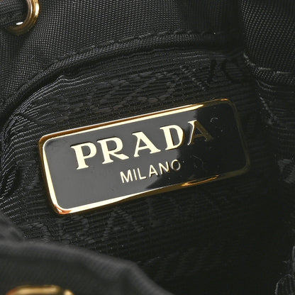 Prada Re-Nylon Mini Icon Keychain Charm Black 4 of 6