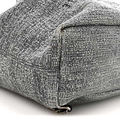 Chanel Canvas Large Deauville Backpack Charcoal 8 of 9