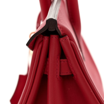 Hermes Swift Birkin 25 Rouge Casaque 12 of 12