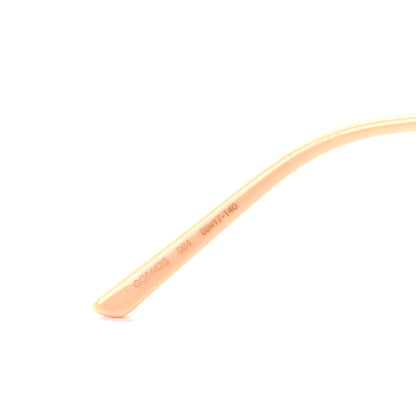 Gucci Metal Square Frame Sunglasses GG0443S Gold Grey 6 of 8