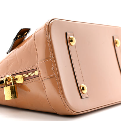 Louis Vuitton Vernis Alma PM Rose Velours 9 of 13